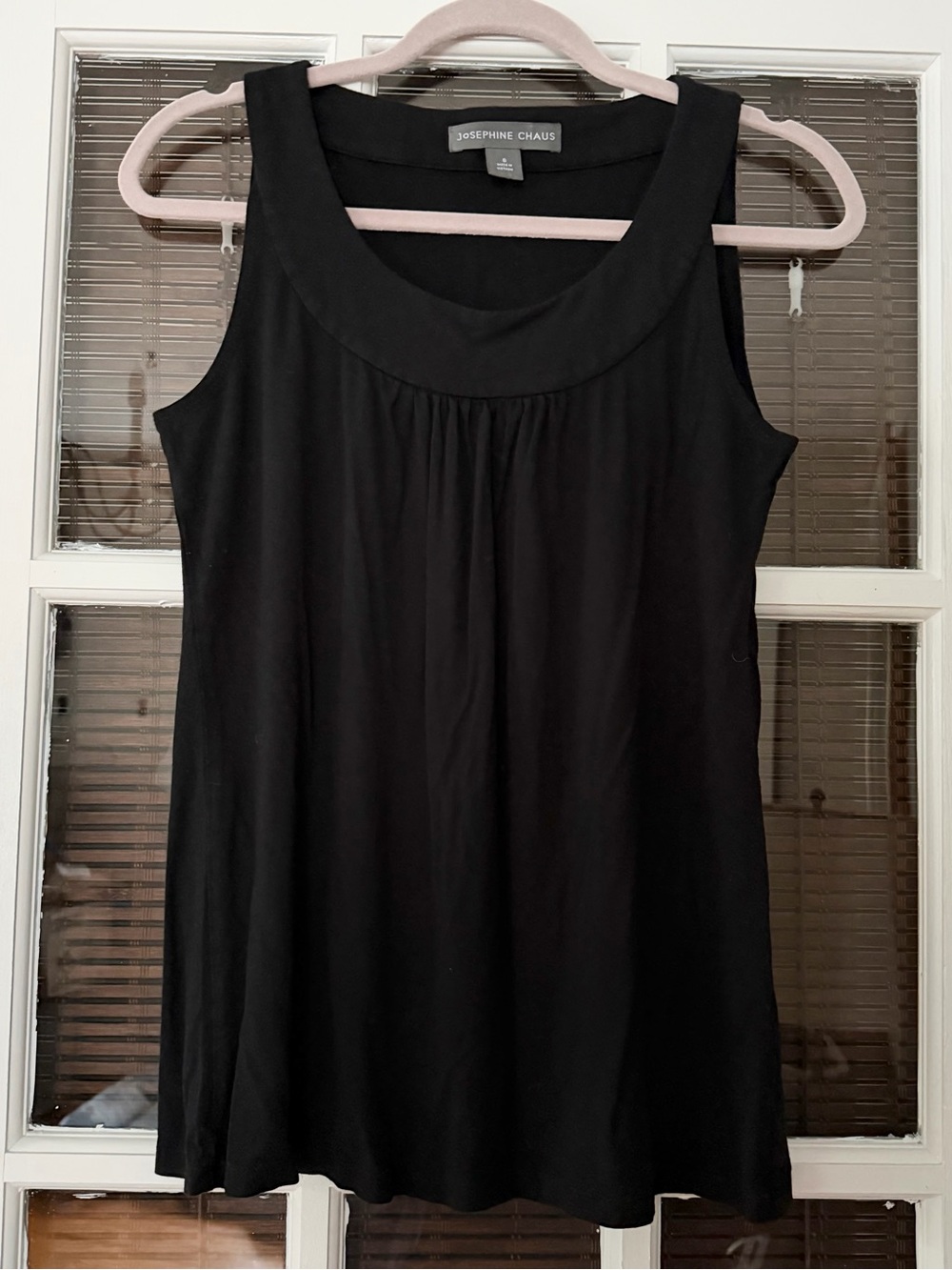 Josephine Chaus Women’s S Black Flowy Sleeveless Blouse | SKU 1003